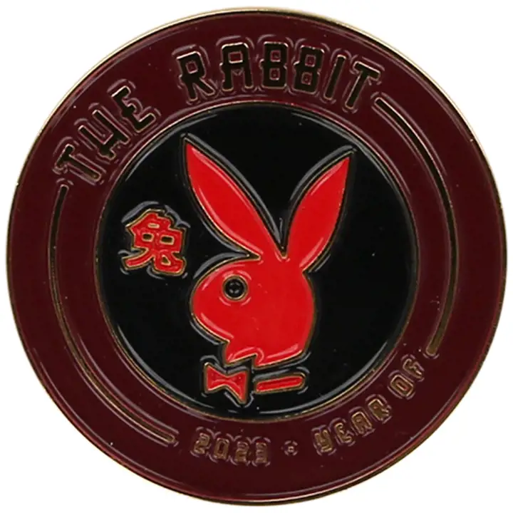 Playboy L'année du lapin Pin Violet/Rouge