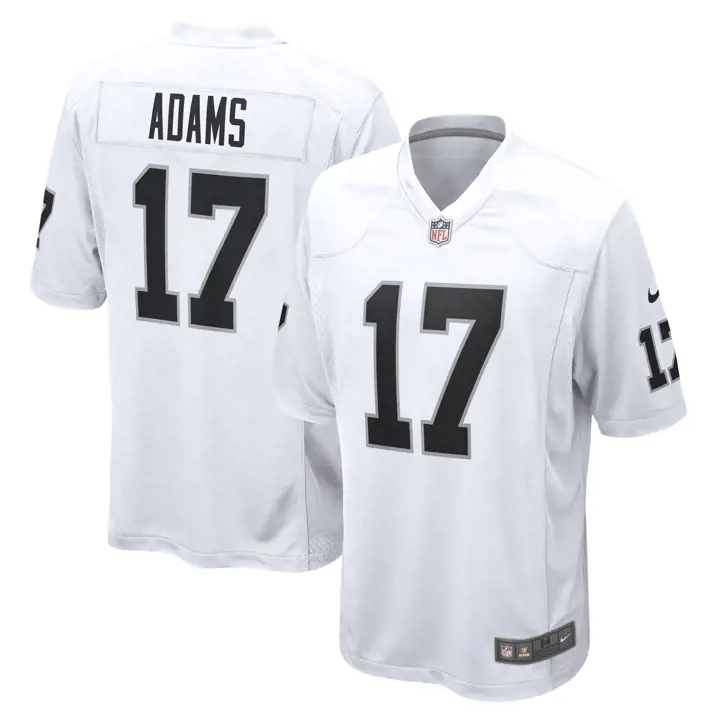 Maillot de match NFL Las Vegas Raiders 23 Davante Adams blanc