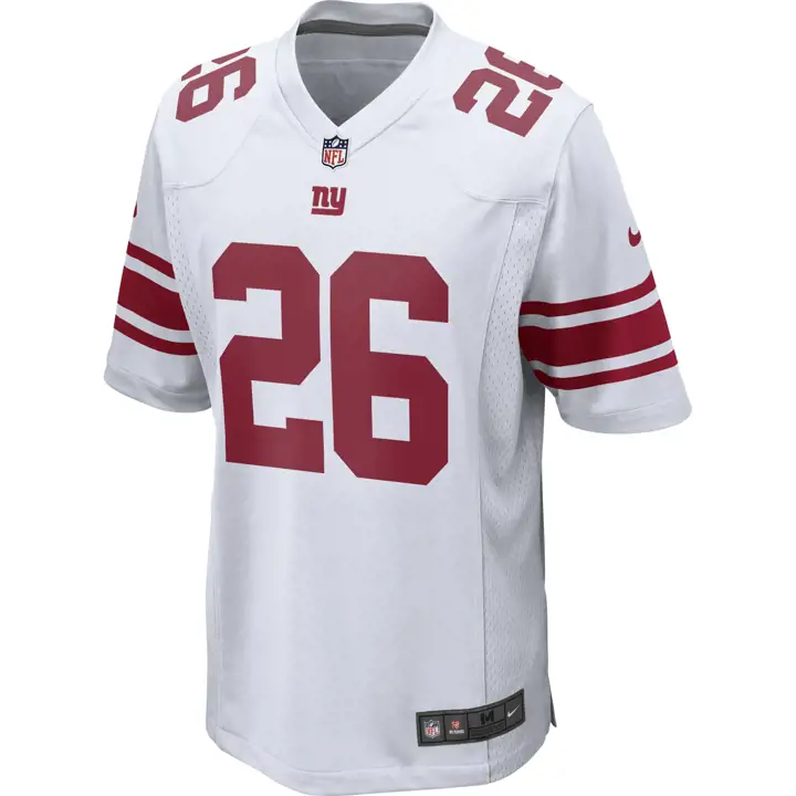 Maillot de match NFL des Giants de NY 23 Saquon Barkley BLC