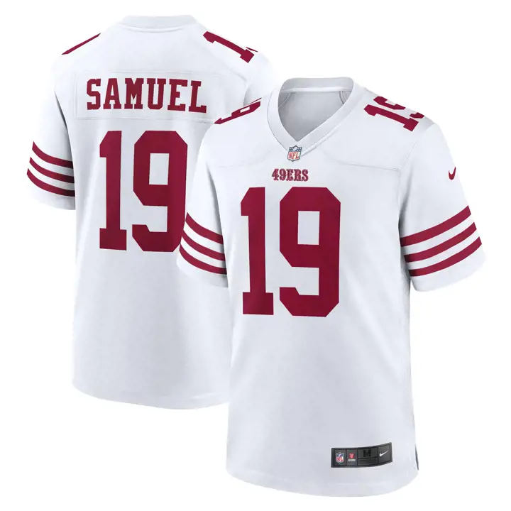 Maillot de match NFL 23 Deebo Samuel des 49ers de San Francisco blc