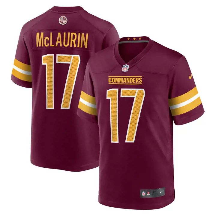 Maillot de match NFL des Commanders de Washington - Terry McLaurin n°23