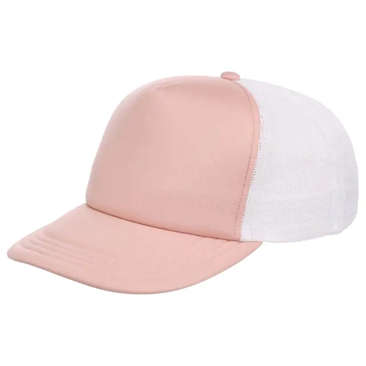 CBL TRUCKER EN MOUSSE ROSE/BLANC