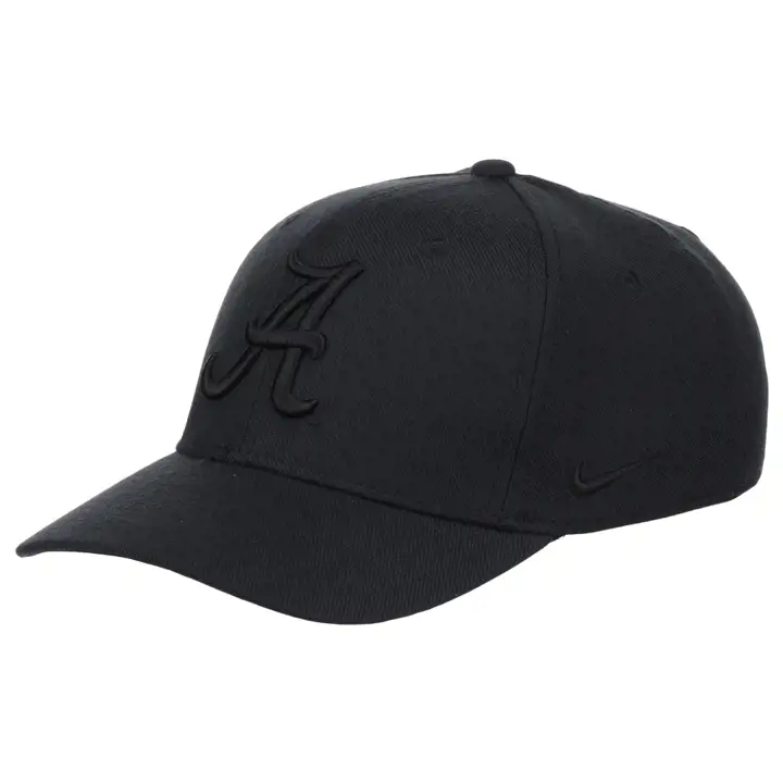Alabama Crimson Tide NCAA Blackout Classic Swoosh noir/noir