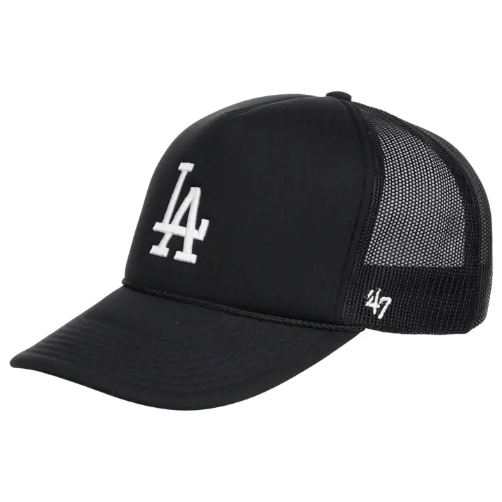 LOS ANGELES DODGERS CASQUETTE FILET AVANT MOUSSE 47 TRUCKER FM noire
