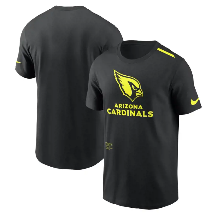 Arizona Cardinals NFL Volt SS Coton mélangé Dri-Fit T-shirt 23 BLK