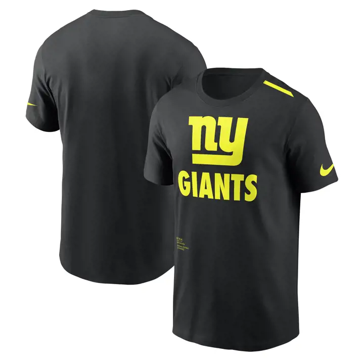 T-shirt en coton New York Giants NFL Volt SS Drit Fit 23 Noir