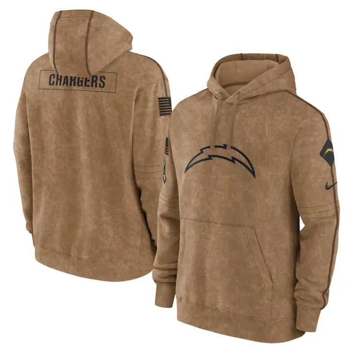 Sweat à capuche Los Angeles Chargers NFL STS Club 23 BRN