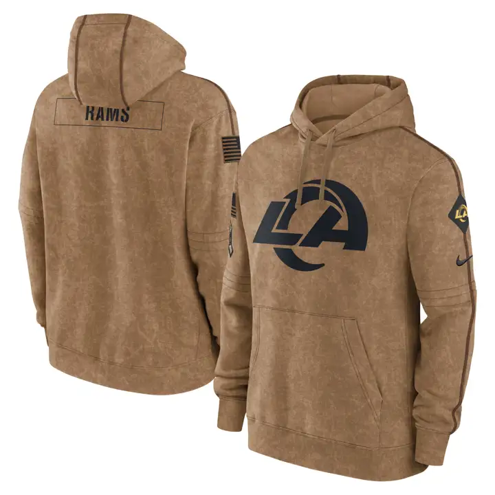 Sweat à capuche Los Angeles Rams NFL STS Club 23 BRN