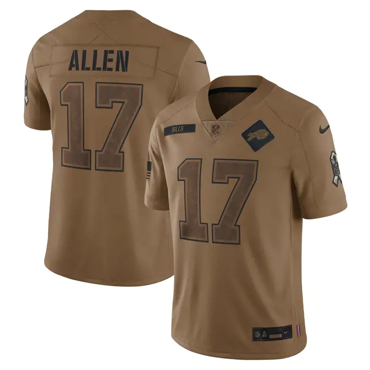 Maillot Buffalo Bills NFL STS 23 Josh Allen BRN