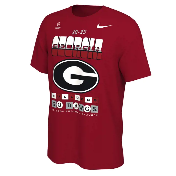 T-shirt Georgia Bulldogs NCAA CFP BB Local NOIR