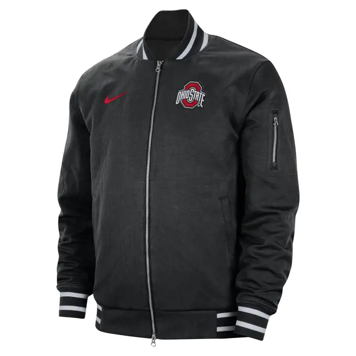 Ohio State Buckeyes NCAA BLOUSON AVIATEUR 23 noir
