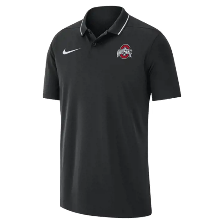Ohio State Buckeyes M NK DF COACHES POLO SS noir