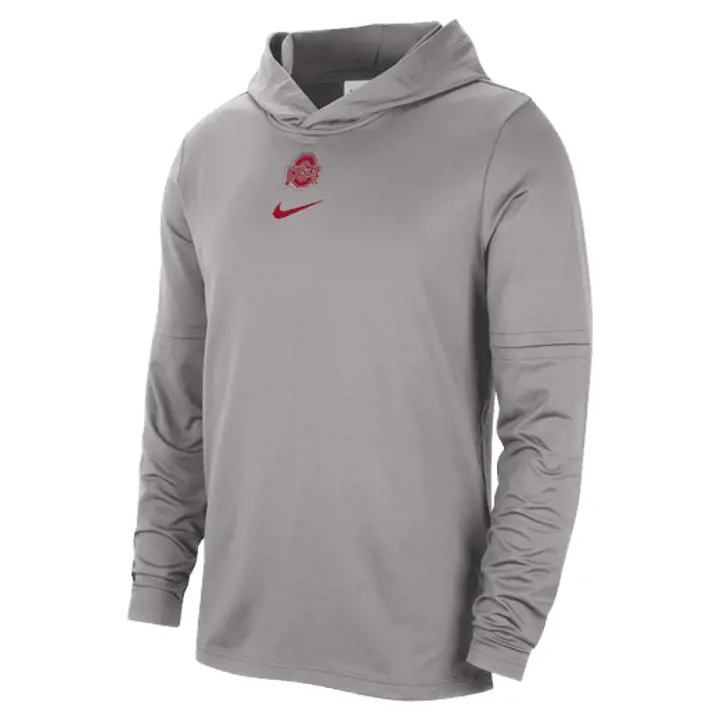 Sweat à capuche Ohio State Buckeyes NCAA PLAYER PO 23 gris