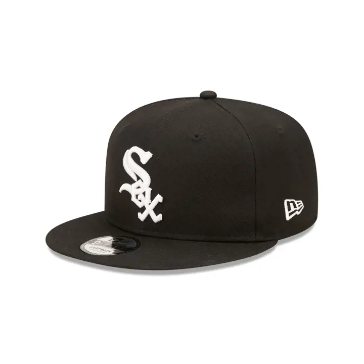 CASQUETTE NOIRE CHICAGO WHITE SOX TEAM SIDE PATCH 9FIFTY