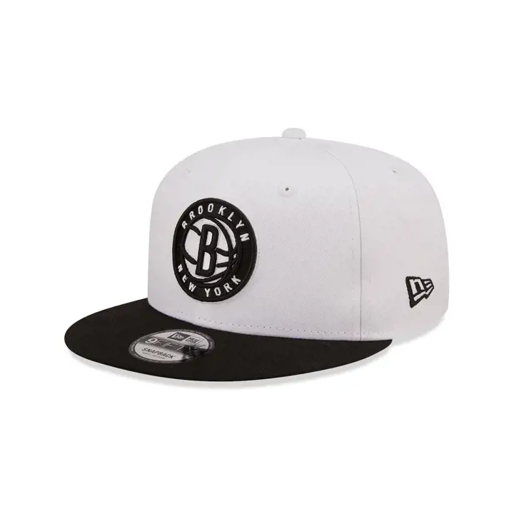 CASQUETTE BROOKLYN NETS BLANC CROWN TEAM 9FIFTY blc