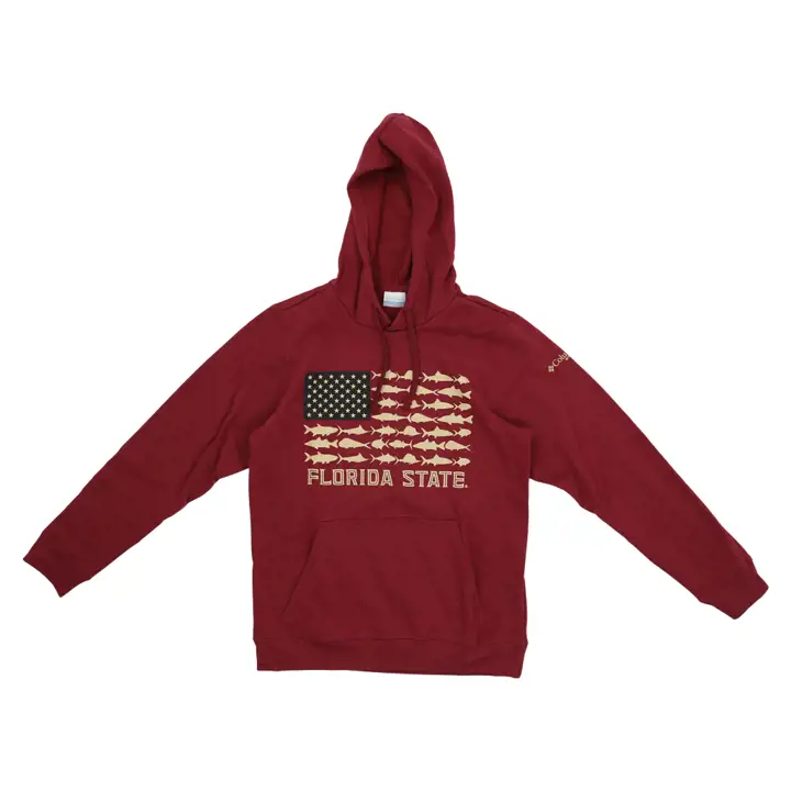 Sweat à capuche Florida State Seminoles NCAA CLG PFG Fish Flag II BLK
