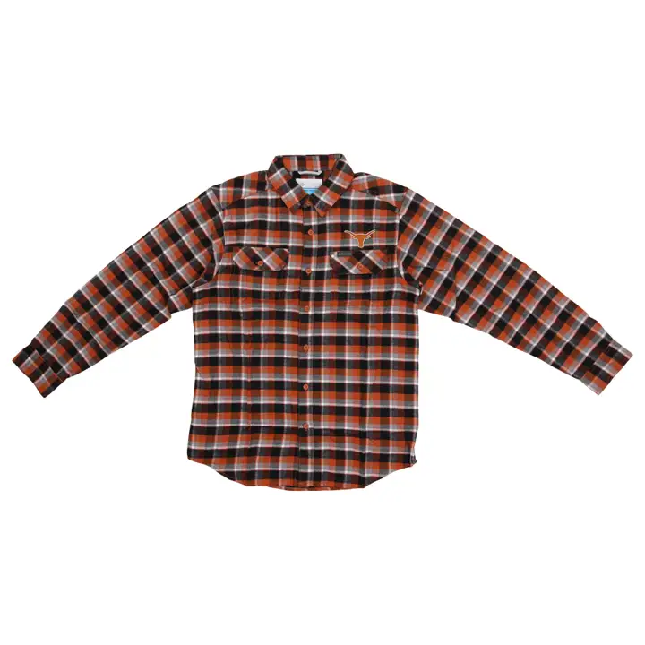 Chemise en flanelle Texas Longhorns NCAA CLG Flare Gun manches longues TEX ORG