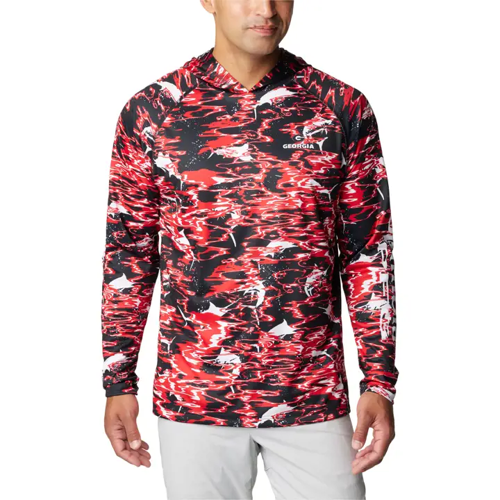 Sweat à capuche Georgia Bulldogs NCAA CLG Super Terminal Tackle ROUGE