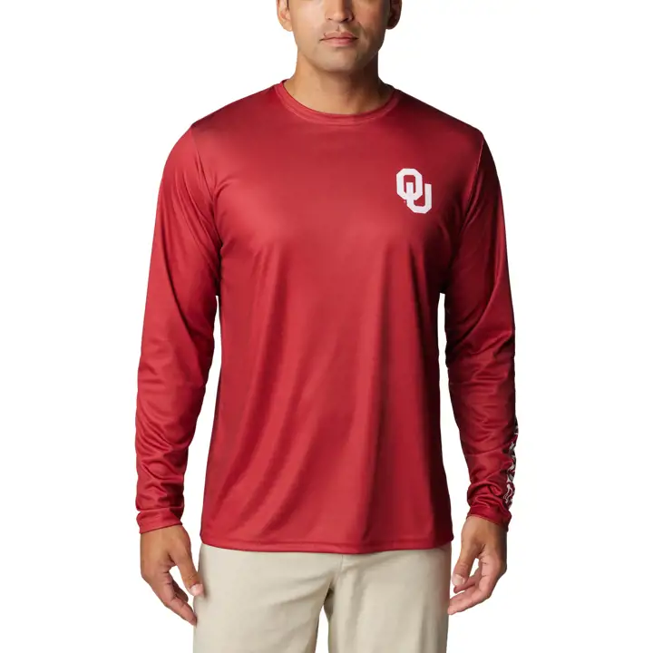 T-shirt à manches longues Oklahoma Sooners NCAA PHG Terminal Shot CRIM