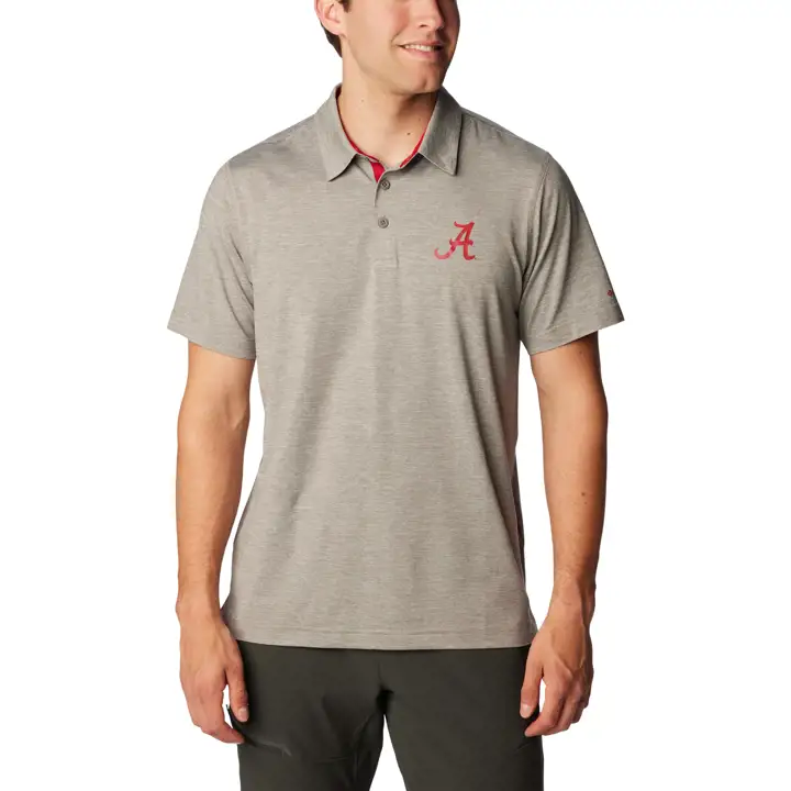 Polo technique Alabama Crimson Tide NCAA CLG WHT