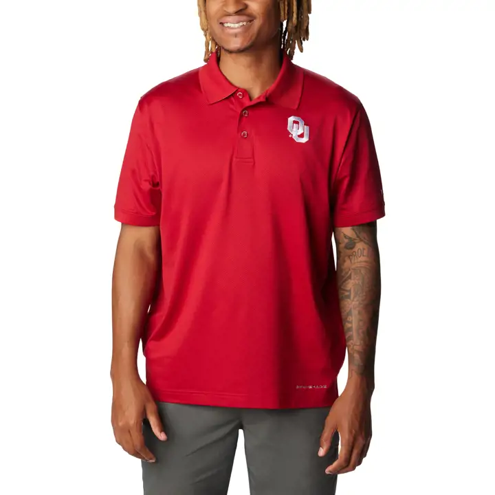 Polo Tamiami des Oklahoma Sooners de la NCAA - ROUGE CRIMSON