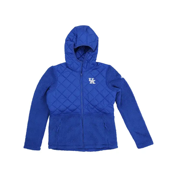 Veste Kentucky Wildcats NCAA Creasted Peak FZ Femme GRIS