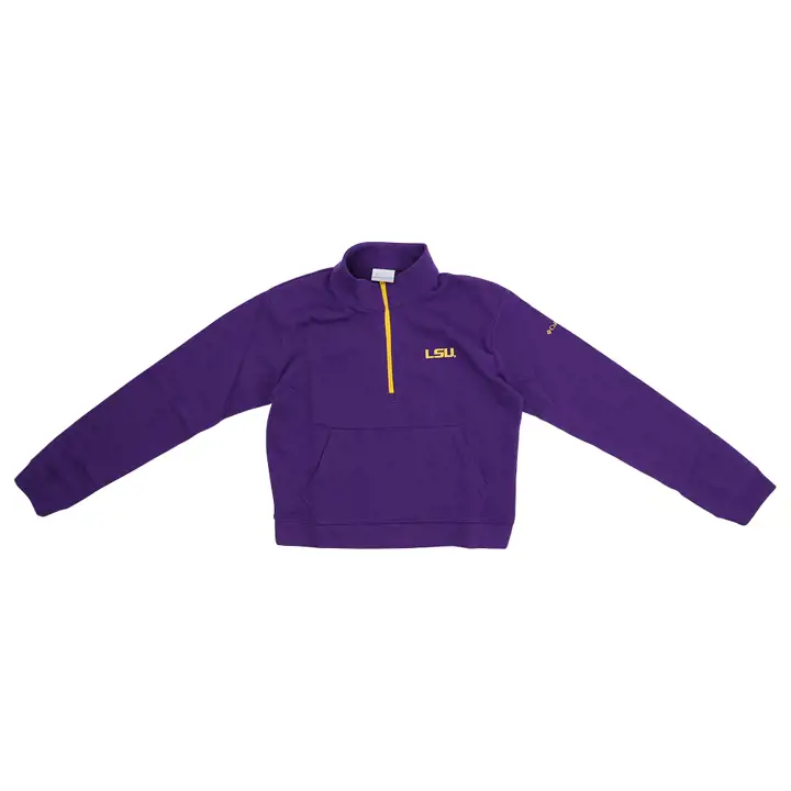 L.S.U. NCAA Femme Trek Molleton 1/4 Zip VIOLET