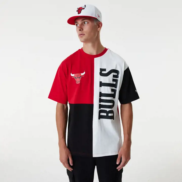 T-SHIRT ROUGE CHICAGO BULLS NBA COUPE ET COUSU TAILLE UNIQUE