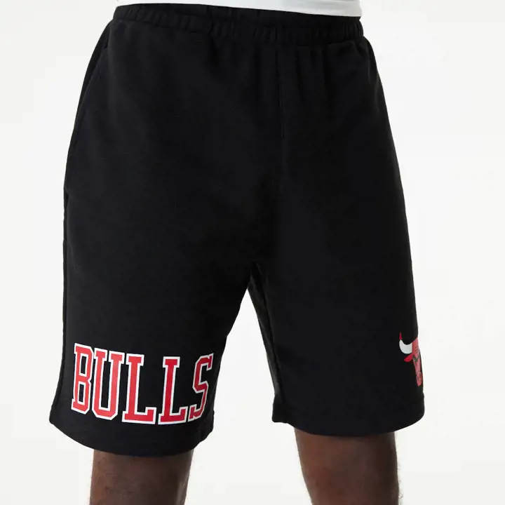 SHORT DE BASKET LOGO CHICAGO BULLS NBA NOIR