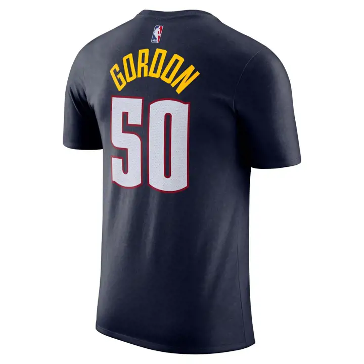 DENVER NUGGETS NBA ICON PLAYER T-SHIRT AARON GORDON N&N Marine