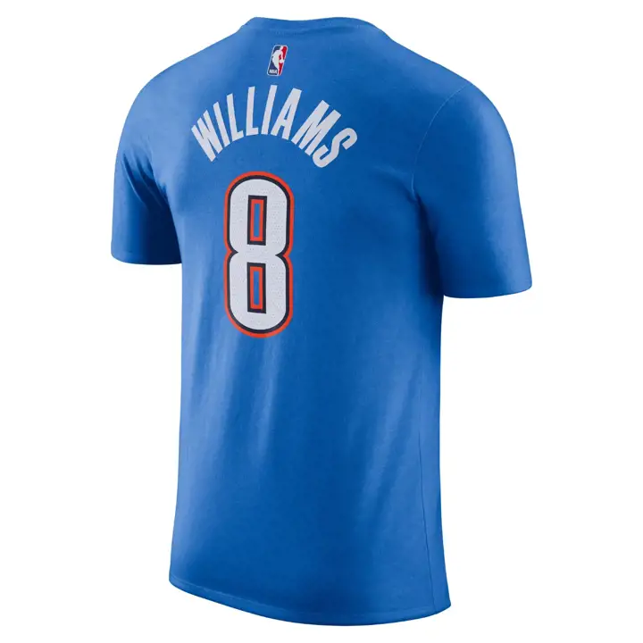 T-SHIRT JOUEUR EMBLÉMATIQUE DU THUNDER D'OKLAHOMA CITY NBA JALEN WILLIAMS