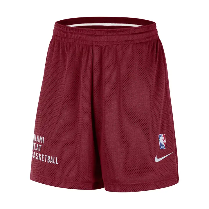 Shorts MIAMI HEAT NBA PROJECTEUR rouge/blanc