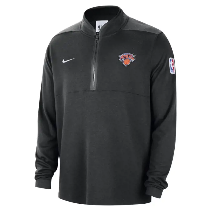NEW YORK KNICKS NBA ½ ZIP NOIR/NOIR
