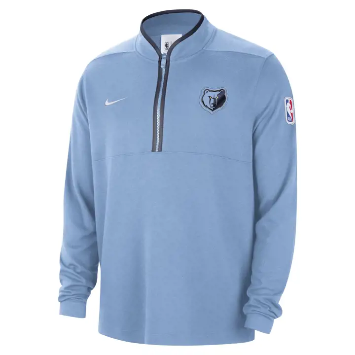 MEMPHIS GRIZZLIES NBA MI-FERMETURE ÉCLAIR lbl/marine