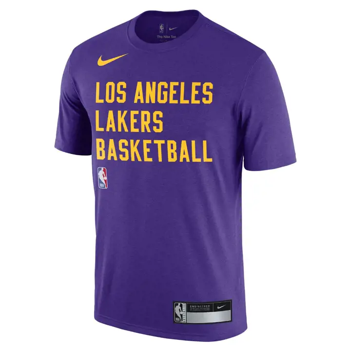 T-SHIRT D'ENTRAÎNEMENT LÉGENDE NBA LOS ANGELES LAKERS pur