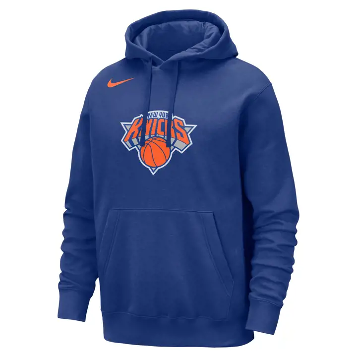 NEW YORK KNICKS NBA CLUB PO HOODIE bleu
