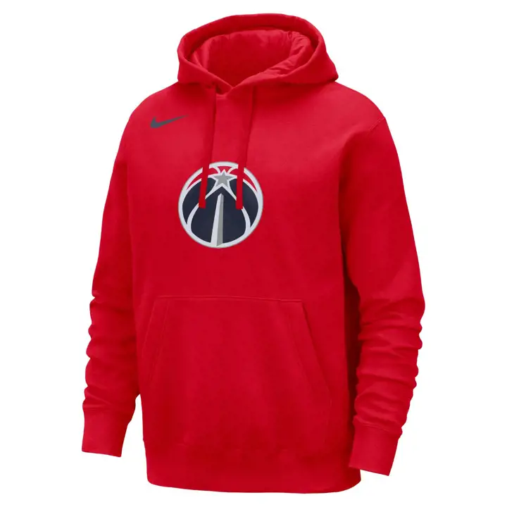 WASHINGTON WIZARDS NBA CLUB PULL À CAPUCHE rouge
