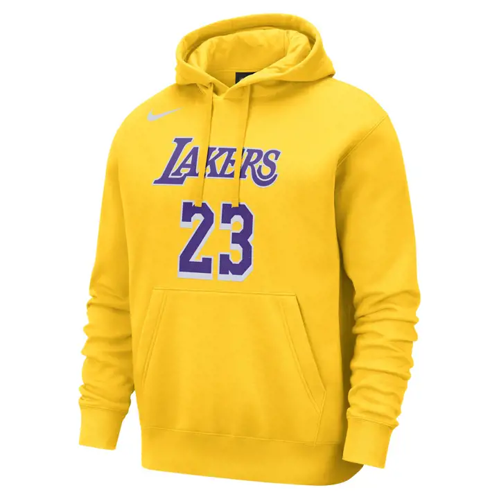 LOS ANGELES LAKERS NBA N&N CLUB PULL À CAPUCHE LEBRON JAMES jaune