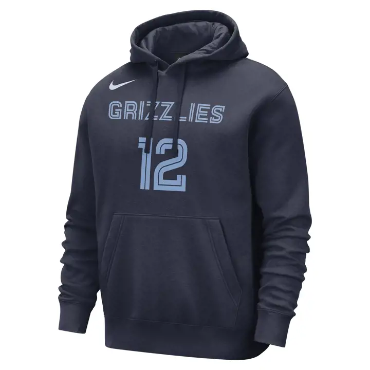 MEMPHIS GRIZZLIES NBA N&N CLUB PULL À CAPUCHE JA MORANT marine