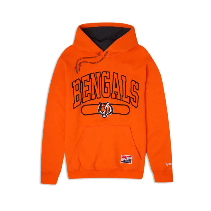 Sweat à capuche New Era NFL Cincinnati Bengals 23 ORG