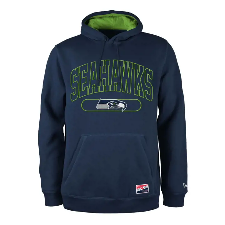 Seattle Seahawks NFL New Era Hoodie à capuche Pullover 23 MARINE