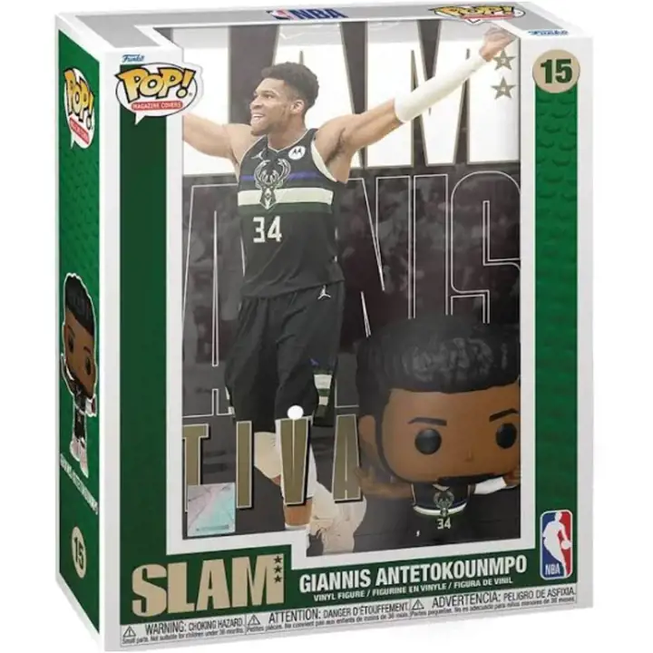Milwaukee Bucks POP Couverture NBA SLAM Giannis Antetokounmpo en tant que