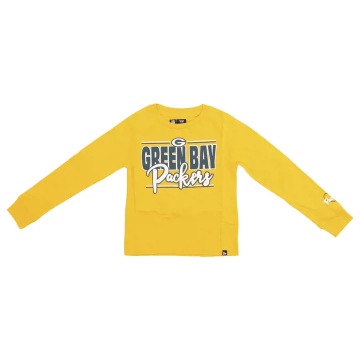 T-shirt NFL Packers de Green Bay à manches longues et motifs pour filles