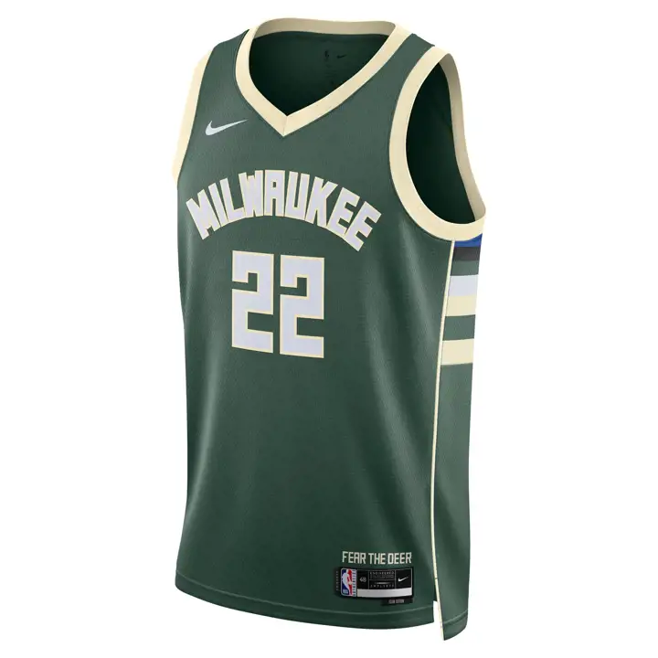 MAILLOT NBA ICON SWINGMAN MILWAUKEE BUCKS Khris Middleton GRN