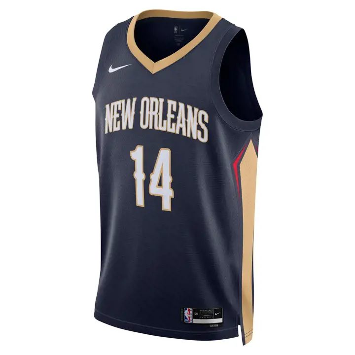 MAILLOT SWINGMAN NBA ICON DES NEW ORLEANS PELICANS Brandon Ingram