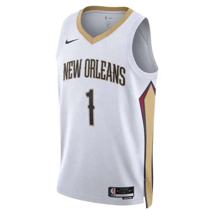 MAILLOT SWINGMAN NEW ORLEANS PELICANS NBA ASSOCIATION Zion Wi