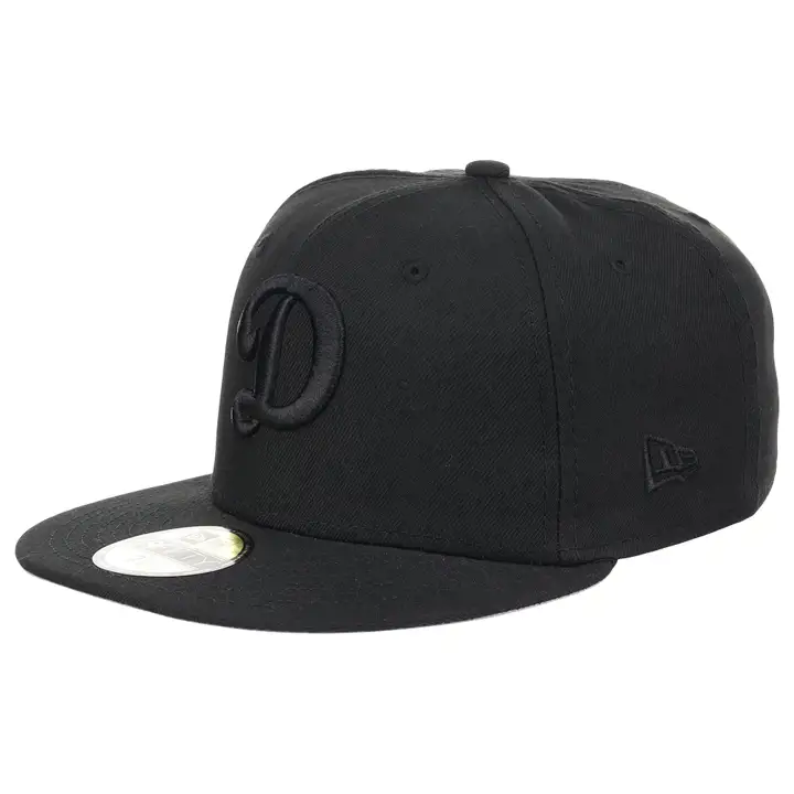 "Oklahoma City Dodgers MiLB Blackout 59FIFTY « D » NOIR/NOIR"