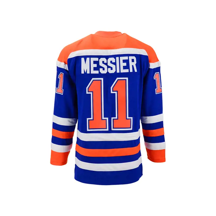 MAILLOT RÉPLIQUE HOCKEY LNH M&N LIGNE BLEUE DES OILERS MARK MESSIER bleu/ou