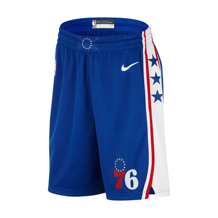 Short NBA ICON SWINGMAN Philadelphia 76ers bleu