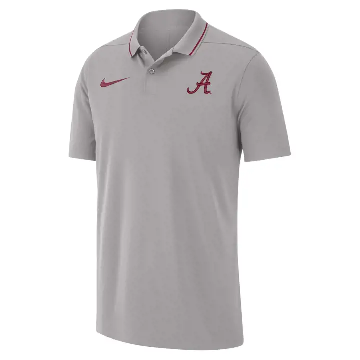 ALABAMA CRIMSON TIDE NCAA DF Polo d'entraîneurs 23 GRIS
